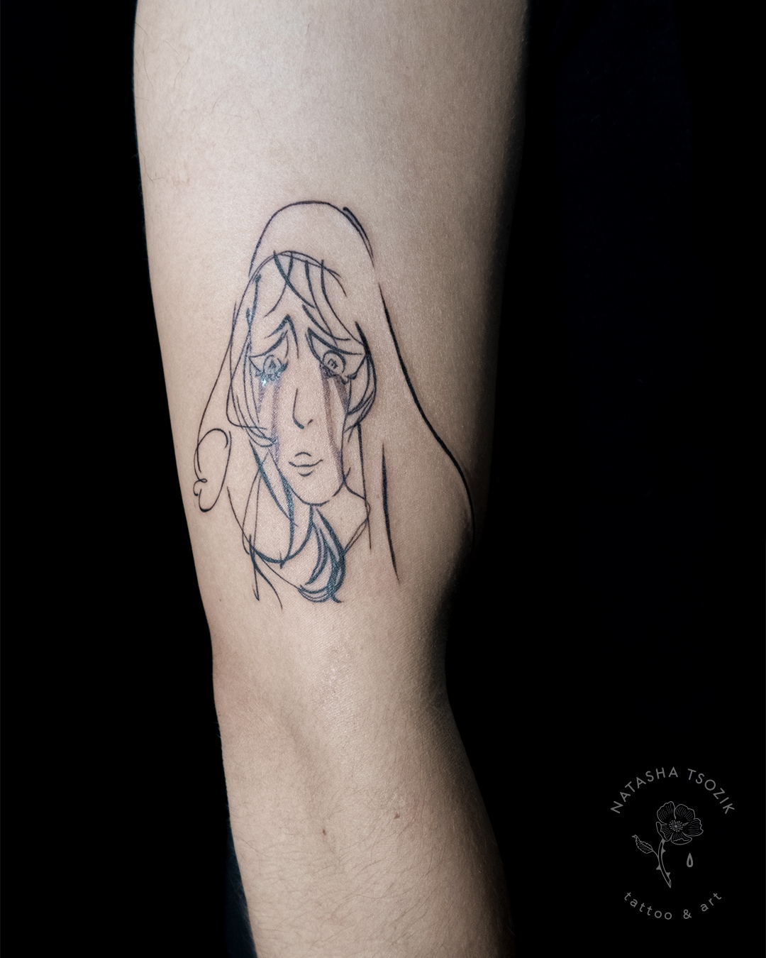 Blue Diamond Tattoo by Natasha Tsozik