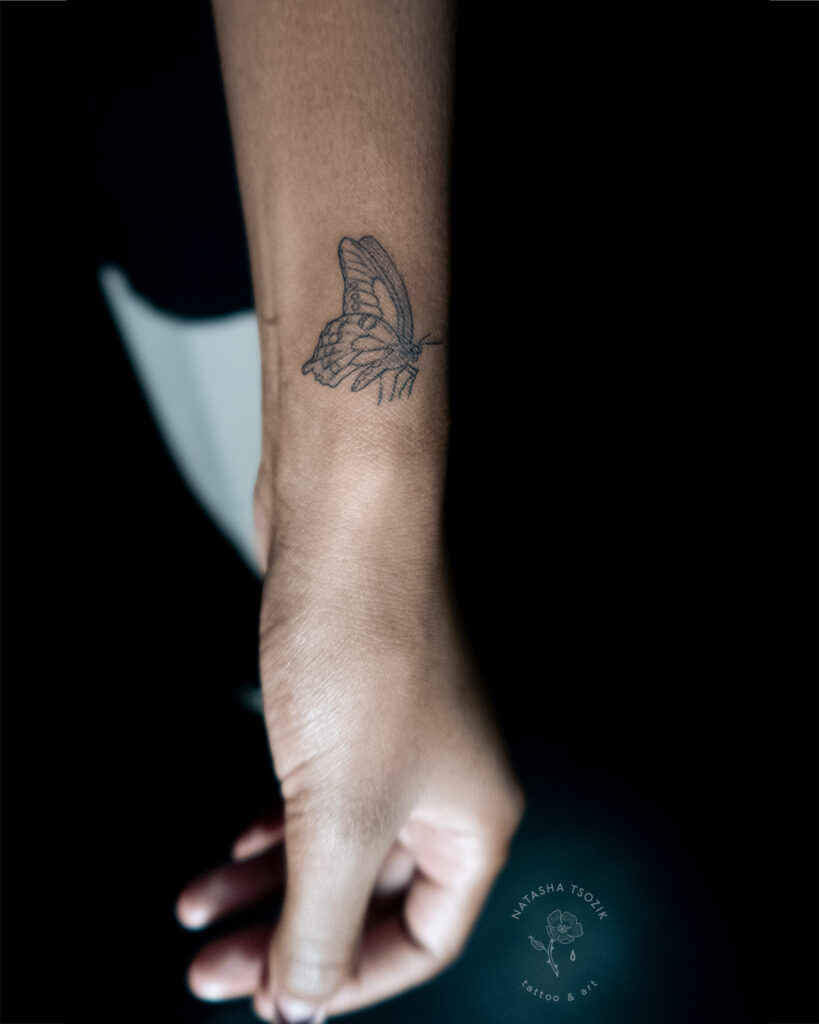 Butterfly Tattoo by Natasha Tsozik