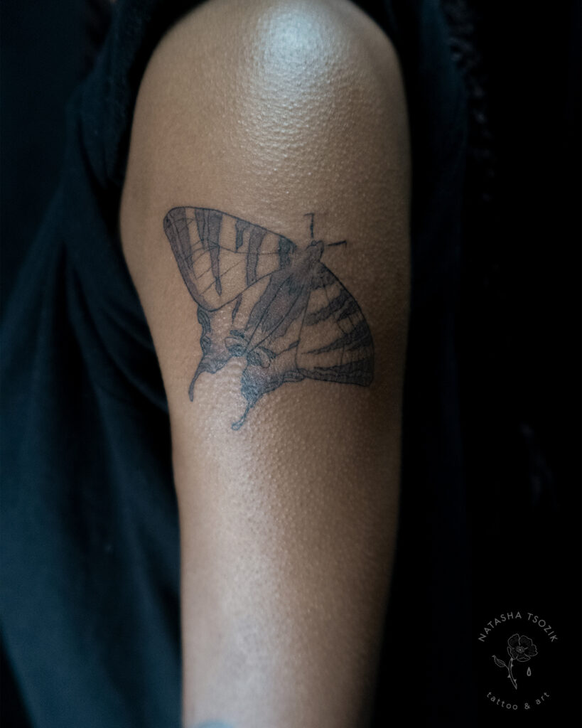 Butterfly Tattoo by Natasha Tsozik