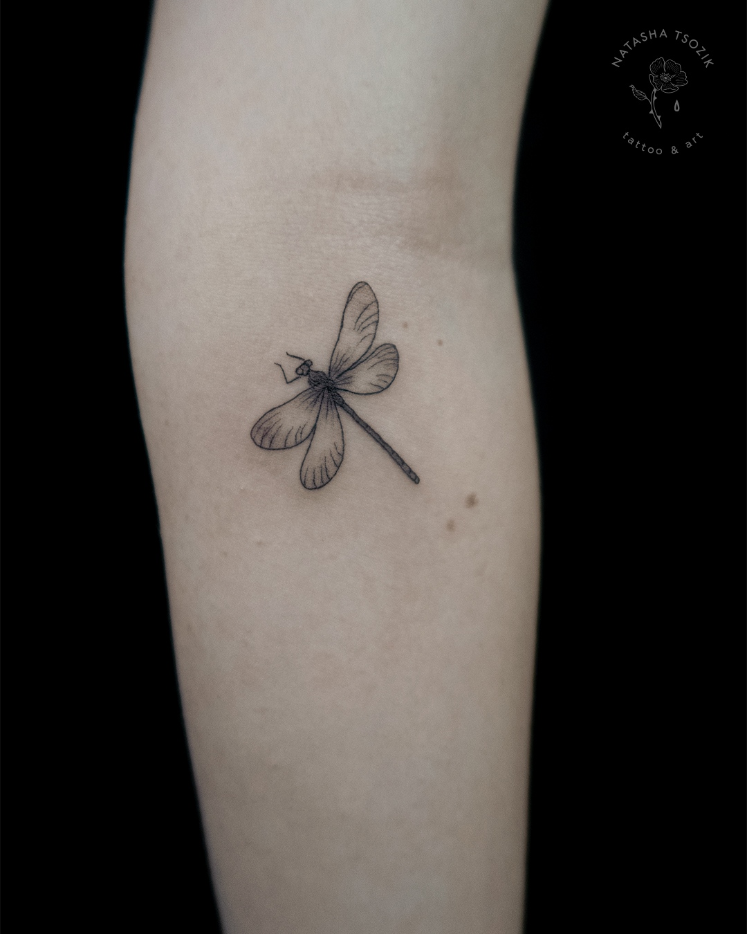 Dragonfly Tattoo by Natasha Tsozik