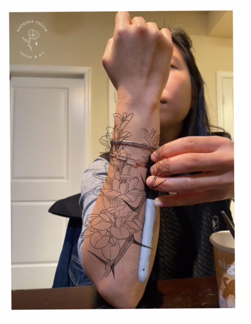 Tattoo Design by Natasha Tsozik
