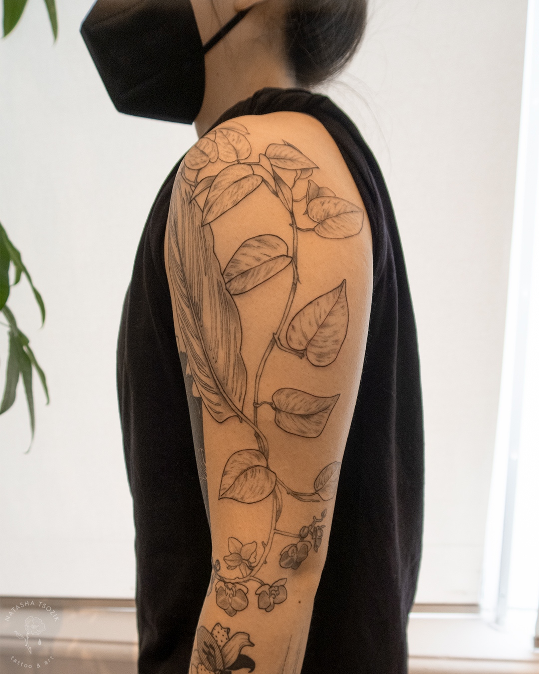 botanical  POPSPARK tattoos by Samantha Park