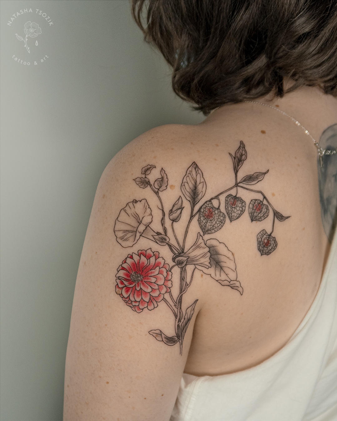 Nasturtiums tattoo by Finley Jordan - Tattoogrid.net
