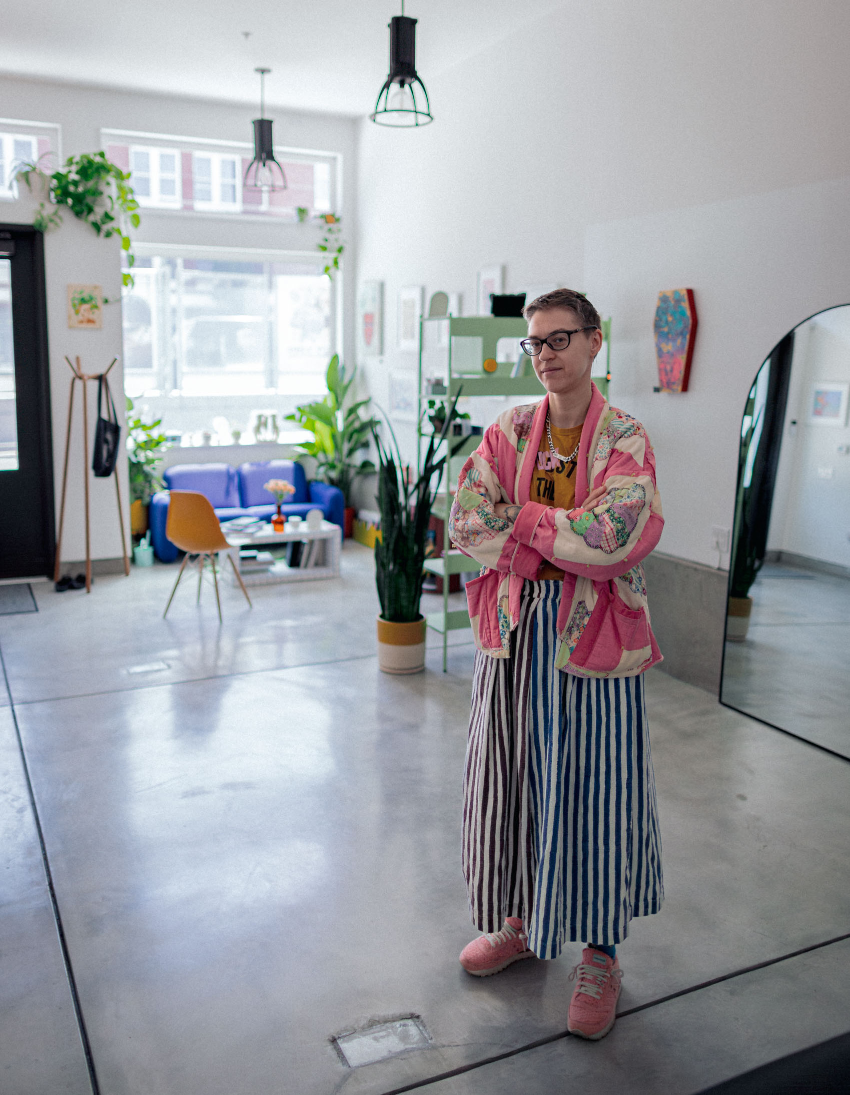 Natasha Tsozik at her studio